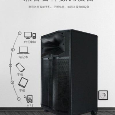 乐浪MS151广场舞音响 音响户外 音响蓝牙 低音炮音响蓝牙 移动音响拉杆音箱 收音机图4