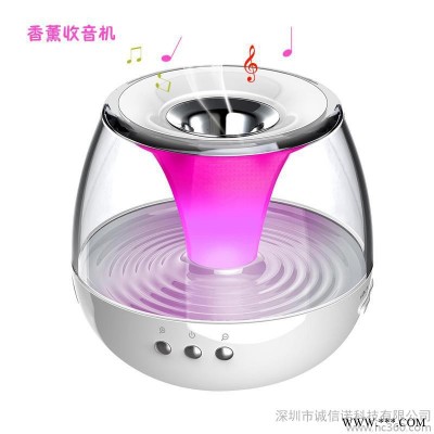 供应B1039香薰加湿多功能七彩 FM收音机图1