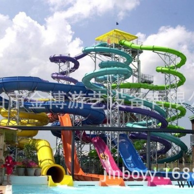 水上滑梯 水上乐园滑梯 水寨 水上大喇叭 冲天回旋水世界游乐设备图1