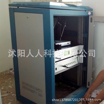 1.8米钢制机柜 广播机柜 电信宽带网络综合布线 小区监控机