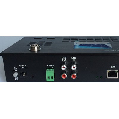 银行监狱校园IP网络广播主机SV-8003 IP网络话筒