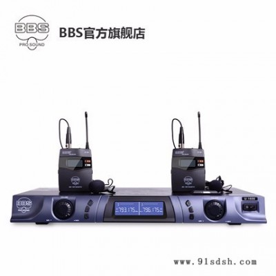BBS U-1600无线小蜜蜂话筒头戴领夹一拖二无线麦克风婚庆主持教学图4