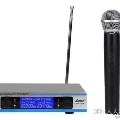 Lane/莱茵 LWM-1604 专业无线一拖二麦克风  会议演讲舞台话筒