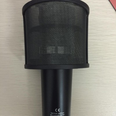 麦克风防喷网罩话筒金属U型录音小号黑色录音k歌专用配件预售图3