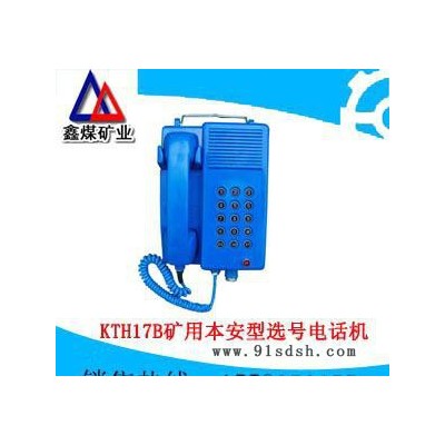 KTH17B矿用本安型选号电话机   选号电话机