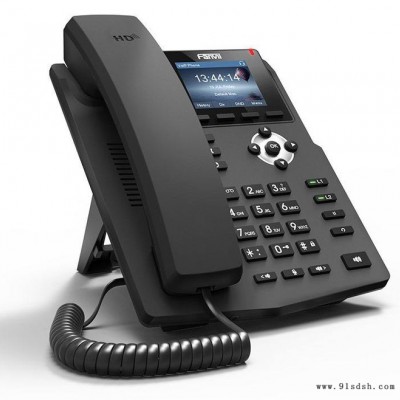 方位X3 ip/sip/voip电话机 彩屏电话机可注册2条sip线路