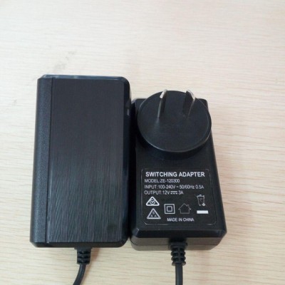 澳规12V3A电源适配器充电器符合SAA认证LED灯带液晶显示器电源