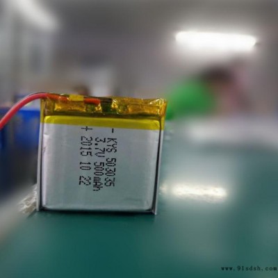 软包锂电池厂503035蓝牙音响播放器随身听扩音器聚合物锂电