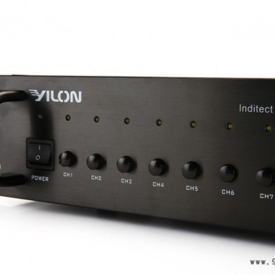 YILON音朗YL-6016 公共广播系统分区器四台功放接入，16路分区输出播音广播通知图7