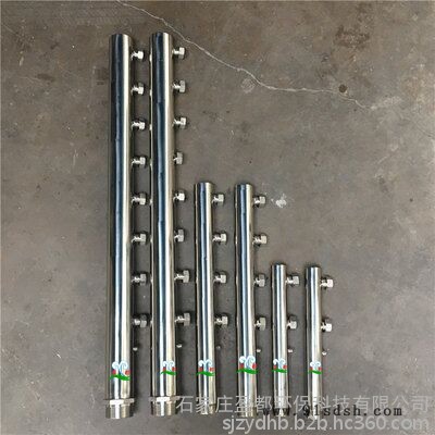 鄂尔多斯分集水器 水表柱分流器 分集水器规格 304不锈钢分配器