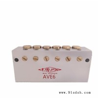博强油气混合器AVE6油气分配器AVO6-FFFFFF油气分配混合器铝合金材质单线泄压式油气润滑容积定量式分配器批发价