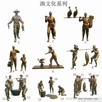 玻璃钢仿铜吹号角人物雕塑 妙缘铜雕定制景区古代名人林俊德铜雕塑图5