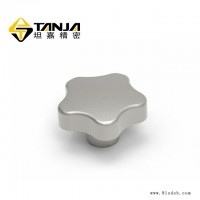 TANJAT T54 凸轮式旋钮 不锈钢亚光饰面旋钮 食品器械旋钮 五角旋钮
