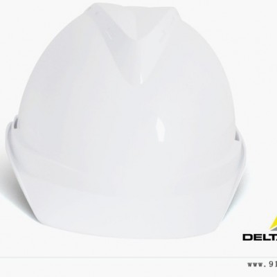 Delta/代尔塔102106经典M型安全帽增强版 防砸透气 织物内衬 旋钮调节