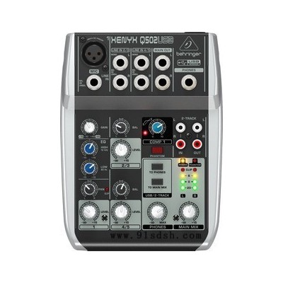 BEHRINGER/百灵达Q-502USB声卡调音台5路调音台实体