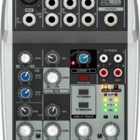 BEHRINGER/百灵达Q-502USB声卡调音台5路调音台实体