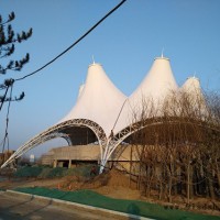 山东震瑞膜结构有限公司   膜结构  张拉膜  国内公共休闲场所景区装饰  为您推荐定做 移动式膜结构车库