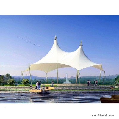 山东震瑞膜结构停车棚  专业设计安装 时尚美观！