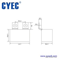 纯源【厂家批发】CBB15 CBB40F SMJ-P电容器定制CSL 1.5uF/1600V CBB15电容器