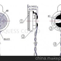 8mm蓝芽耳机受话器(焊线式)(图)