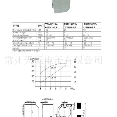 专业生产 12mm 贴片 有源 电磁蜂鸣器(图)