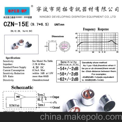 咪头CZN-15E