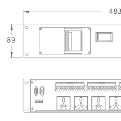 EASTCATO凯图IPCS-0810AV家庭影院控制专用滤波电源控制器，8路通道开关时序器