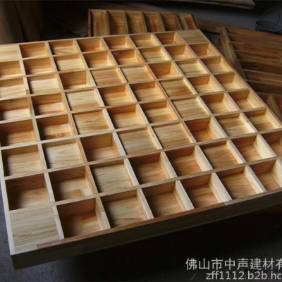 广州厂家直供家庭影院录音房实木扩散体材料 实木吸音板
