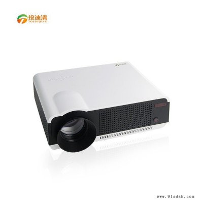 投迪清TDQ-12投影机家用高清安卓无线WIFI家庭影院 1080P商用办公微型投影仪