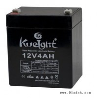 蓄电池KW12-4 12V4AH 免维护铅酸电池 电梯 安防 音响电瓶