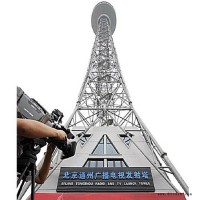 泰翔设计制作10米-200米广播电视转播铁塔  广播电视信号发射塔 广播电视信号转播塔 质保50年