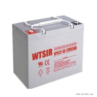 WTSIR蓄电池NP12-7Ah 12V7AH电动喷雾器摆摊音响照明LED灯电梯门禁备用电瓶