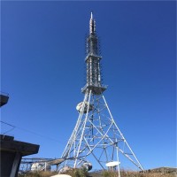 邯郸楼顶广播电视塔 珠岳 广播电视塔防腐 钢结构广播电视塔