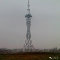 泰翔设计制作10米-200米夜景景观广播电视转播铁塔  景观广播电视转播铁塔  广播电视信号转播塔  质保50年