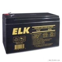 ELK蓄电池12V8AH美国进口ELK-1280音箱 电梯配件