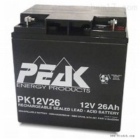 PEAK蓄电池PK12V26 12V26AH精密仪器 音箱 电梯