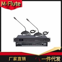 电容式话筒 一拖二无线话筒 有线会议系统麦克风主控机 鹅颈式麦克风