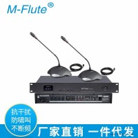 电容式话筒 降噪抗干扰麦克风 一拖二无线话筒 UHF专业无线麦克风