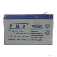 PMB蓄电池12V7AH音响 消防主机电池LCR7-12