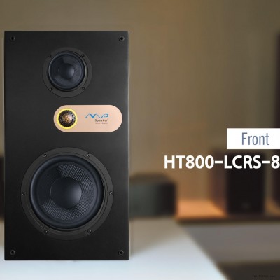 美国MP Loudspeaker音响 嵌入式三分频高保真影院主音箱MP-HT800-LCRS-8