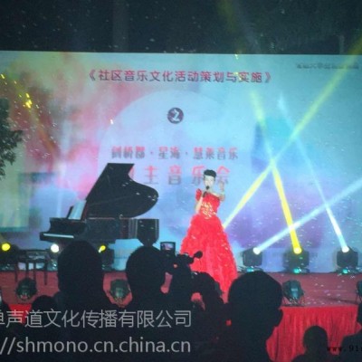 杭州单声道文化舞台灯光音箱大屏出租图2