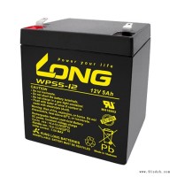 台湾广隆LONG蓄电池WPS5-12 12V5AH音响 电梯配件