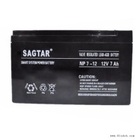 SAGTAR蓄电池NP7-12山特12V7AH音响 UPS后备系统