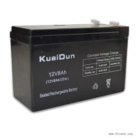 KuaiDun蓄电池12V8AH快盾电瓶12V8AH/20HR音响 监控 地摊照明应用