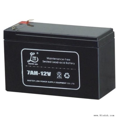 Masterlion蓄电池7AH-12V雄狮蓄电池12V7AH电梯 音响 消防系统应用