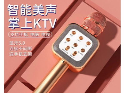 1818无线蓝牙麦克风话筒一体无线音响家庭KTV唱歌神器