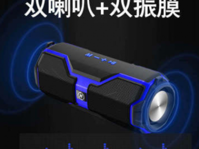 2020新款蓝牙音箱私模H29便携式无线蓝牙音箱 户外插卡防水低音炮图2