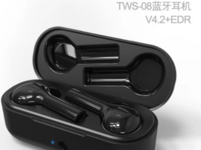 私模新款tws-08蓝牙耳机5.0双耳入耳式无线立体声工厂店礼品定制