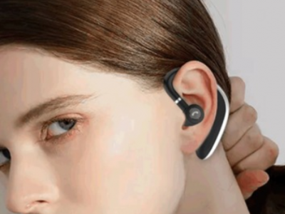 商务蓝牙耳机无线5.0批发 跨境无线挂耳式耳机立体声无线蓝牙耳机