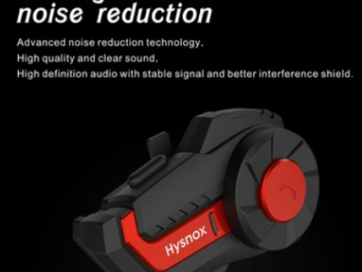 HY-01新款1000M3人配对蓝牙无线对讲降噪耳机 高清音质FM耳机